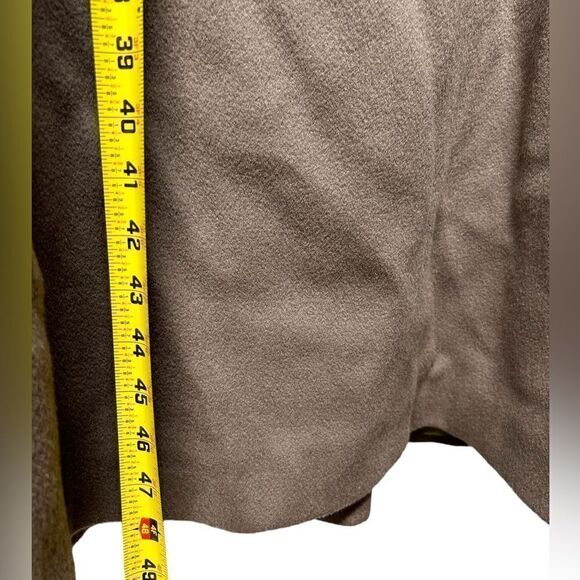 Vintage 100% Wool Forecaster Light Brown Chesterfield Long Coat Warm Winter Coat - Picture 12 of 14